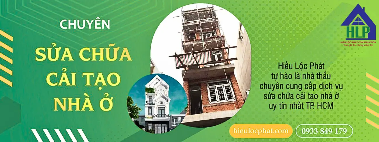CAM KẾT DỊCH VỤ SỬA NHÀ GIÁ RẺ TẠI HIẾU LỘC PHÁT