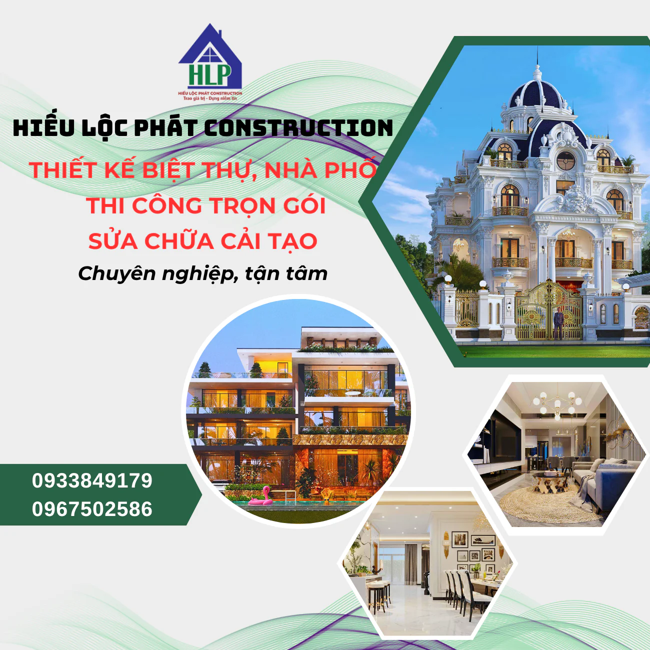 Hiếu Lộc Phát - Nhà thầu xây dựng uy tín, chuyên nghiệp tại HCM