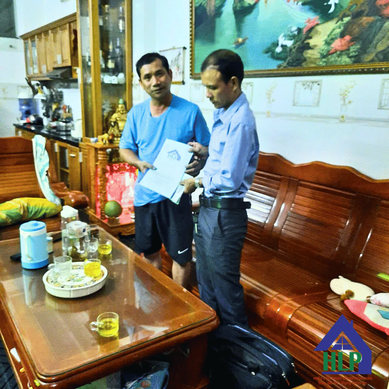 Ký kết hợp đồng xây nhà tại Hiếu Lộc Phát