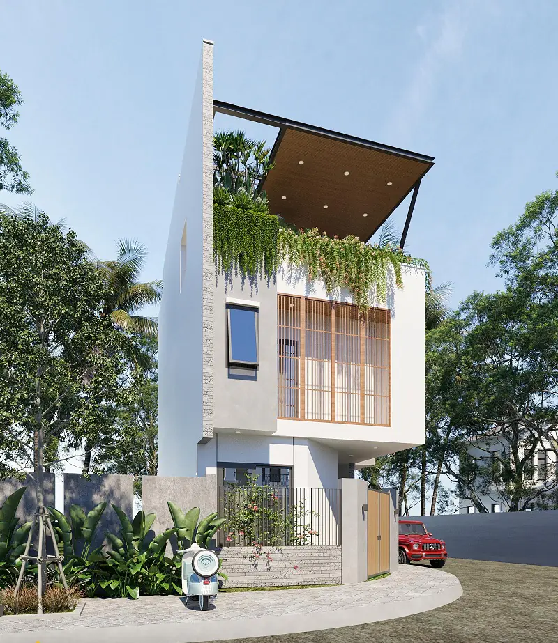  Mẫu Nhà Vát Góc Cho Lô Đất Đặc Thù