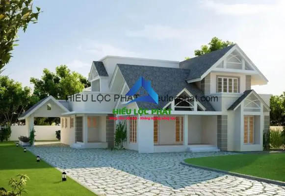 thiết kế nhà cấp 4 sang trọng